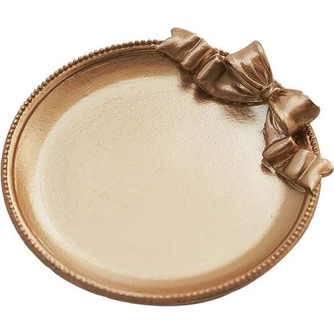 Plateau à nœud rétro carré rond chandelier parfumé Base de bougie bureau, rangement créatif décoration conteneur ornements (1/5)
