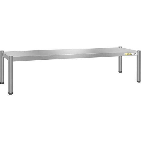 Passe-plat inox 2000 x 350 mm - Hauteur 400 mm PREMIUM - GOLDINOX (1/4)