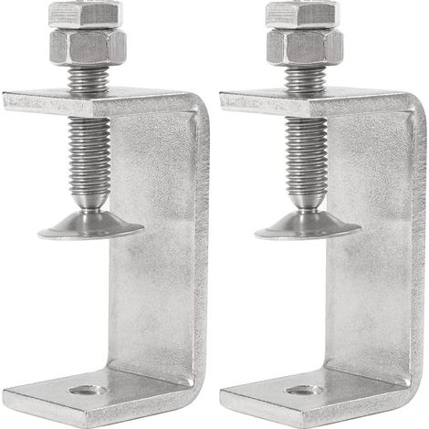 Set mit 2 robusten C-Zangen aus Edelstahl 304 – 65 mm breit – Tiger Clamps für die Holzbearbeitung (1/3)