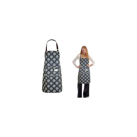 Tablier de cuisine en PVC imperméable pour femmes – 2 poches – Ajustable taille et cou – Protection poitrine au genou – Pour cuisson et nettoyage (1/5)