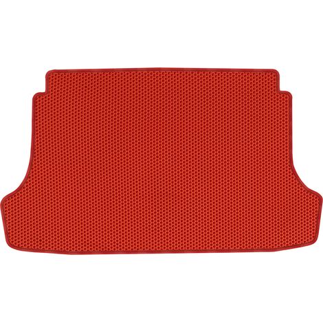 Tappetino per bagagliaio in EVA per Suzuki Grand Vitara II SUV dal 2005 al 2014, motivo a nido d'ape - rosso (1/5)