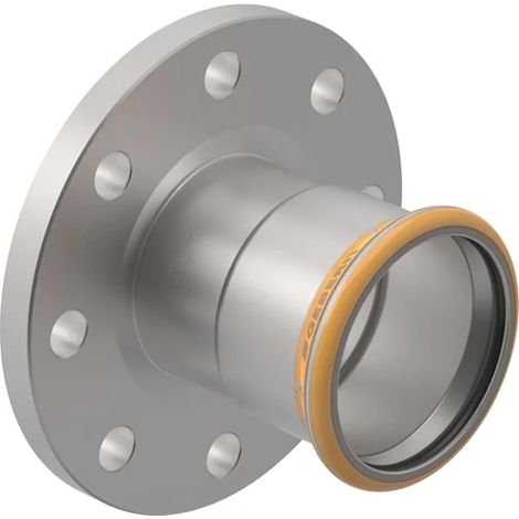 Geberit Mapress Therm flangia PN 10/16, con manicotto a pressare: d=88.9mm, DN=80, 43740