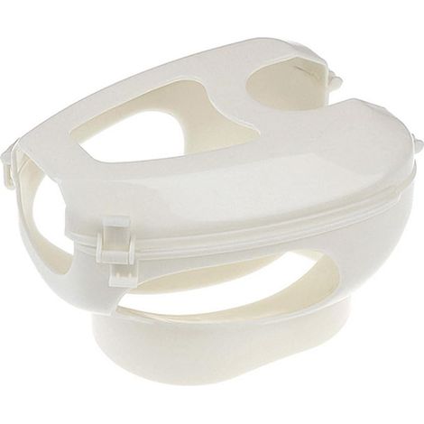 Support de Fixation pour Pigeon en Plastique Blanc, Sécurisé et Antidérapant, pour Injection et Soin des Oiseaux Domestiques (1/5)