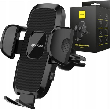 Soporte para coche Spacecase SC20 universal para rejilla de ventilación, color negro (1/5)