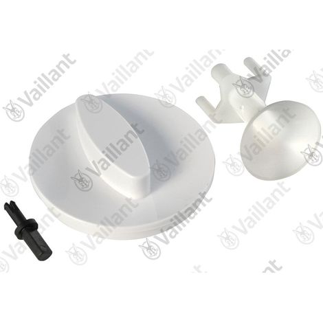 Vaillant Knopf mit Achse für VED 12-27 H/6 und weitere, 114287