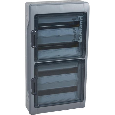 Boîtier modulaire étanche Plexo³ IP 65 ik 09 4 rangées de 18 modules LEGRAND 601838