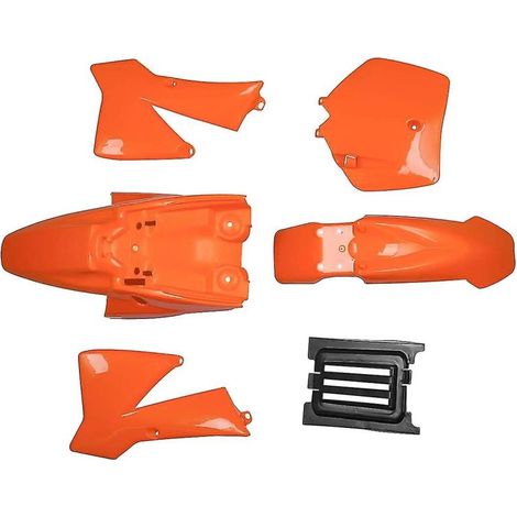 Kit de pièces de carénage, garde-boue et carrosserie orange pour KTM 50 SX 50cc 50sx (1/5)