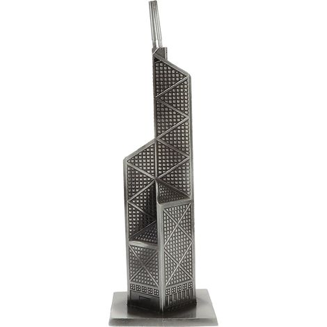 Maquette de la tour de la Banque de Chine, architecture mondialement connue : objets de décoration pour la maison et le bureau (1/5)