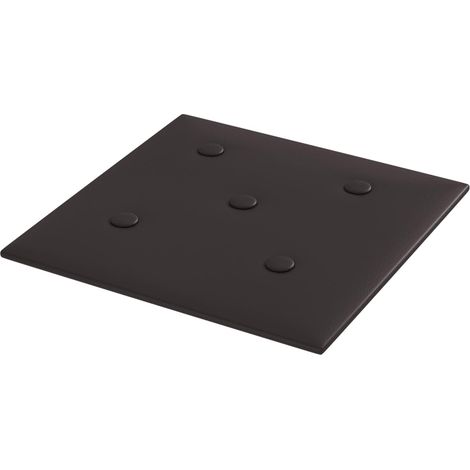 Maison Exclusive - Testiera da Parete 12 pz Nero Pelle Sintetica (1/5)