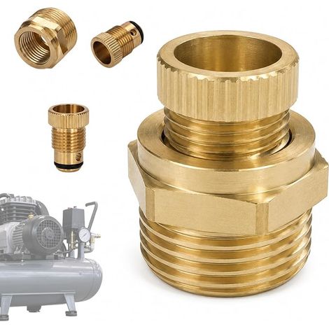 Vanne Vidange Compresseur Air 3/8" (1/5)