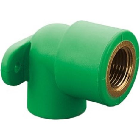 GOMITO 90° CON FILETTO FEMMINA E STAFFA D20X1/2" GIACOMINI H139Y023 (1/2)
