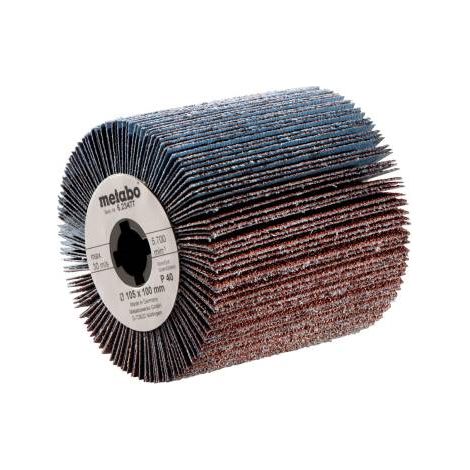 Metabo - Rullo abrasivo lamellare, P80, 105x100 mm 623479000 (1/3)