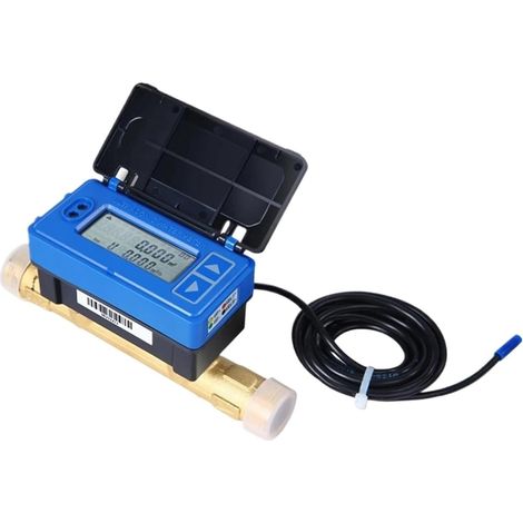 Compteur d'eau numérique à ultrasons RS485, débitmètre à Transmission à Distance, Compteur d'eau du Robinet Intelligent sans Fil, Irrigation agricole(DN25)
