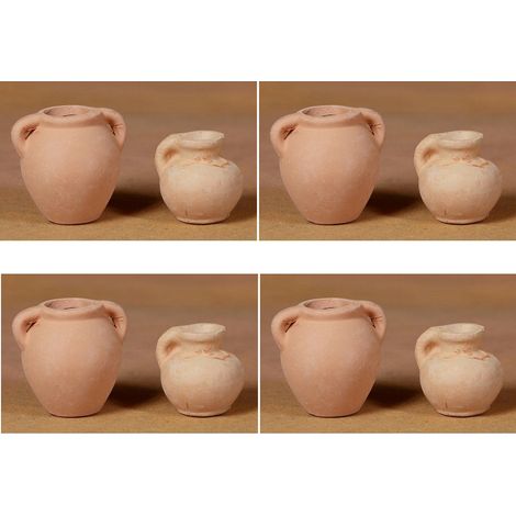 OFFERTA 4 ANFORE COLOR TERRACOTTA CM. 3,5