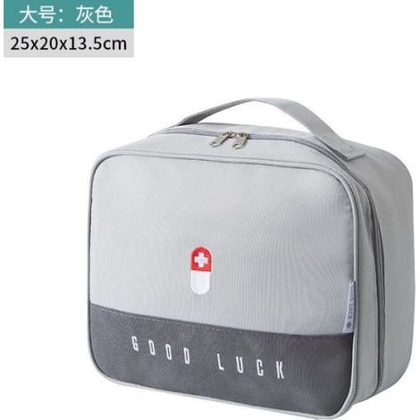 BL Gris--Trousse de premiers soins pour enfants, sac de rangement de médicaments, sac de sauvetage extérieur (1/4)