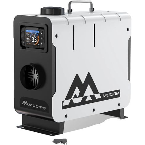 Chauffage Diesel, Capacité de 8 kW, Caractéristiques de Sécurité CO, Vertical avec adaptateur conforme aux normes européennes (1/2)