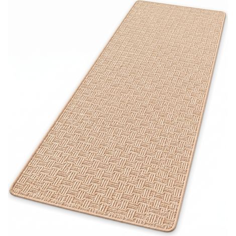 Teppichläufer Monaco Beige 80 x 400 cm