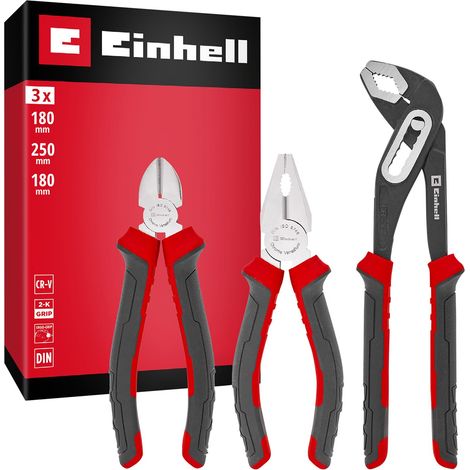 EINHELL Set de pinces, 370531, 180/250 mm, 3 pièces (1/5)