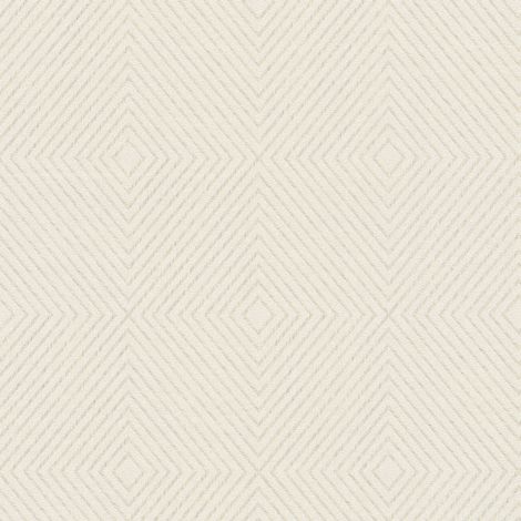 BRICOFLOR Papier peint géométrique Papier peint graphique Tapisserie géométrique Papier peint intissé Beige / crème Métallique - 10,05 x 0,53 m (1/5)