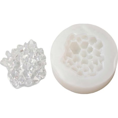 Silikonform für Epoxidharzkristalle, Aromatherapie-Gips, Seife, Kerzen usw.