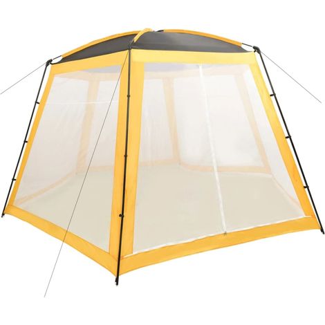 Carpa para piscina de tela amarilla 500x433x250 cm