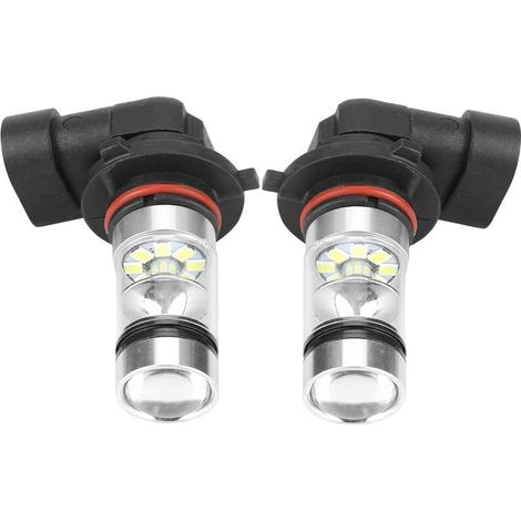 2 Stück HB4 9006 weiße 100W LED-Lampen für Nebelscheinwerfer, Aluminium (1/5)