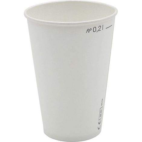 Braun & Company Becher weiß ByNature 10 Stück Partydekoration
