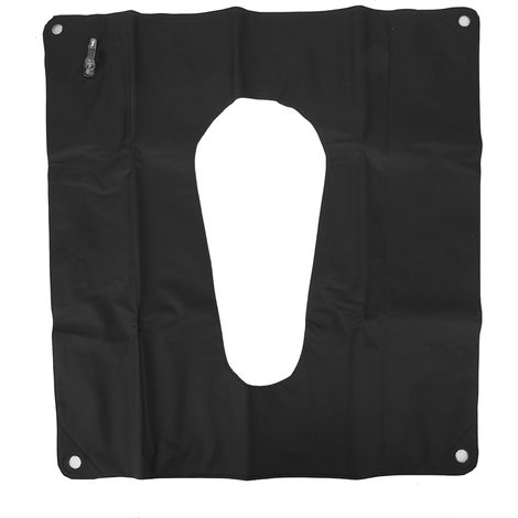 Coussin gonflable lavable anti-escarres pour siège de toilette, matelas assise confortable pour personnes âgées, prévention des plaies de lit. (1/5)