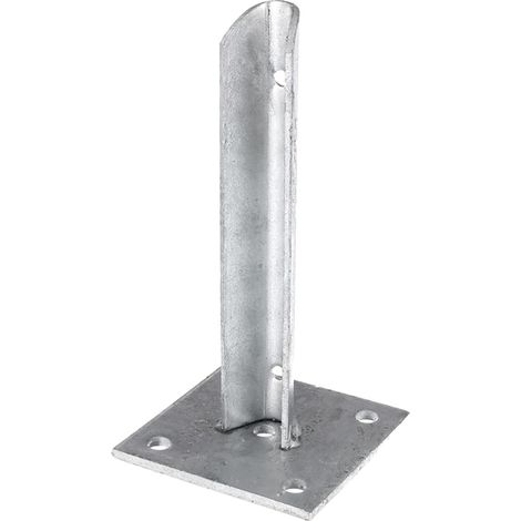 ALBERTS Pfostenträger für Zaunpfosten, fvz, zA, Ø34mm, LxB100x100mm, HAdapter200mm (1/4)