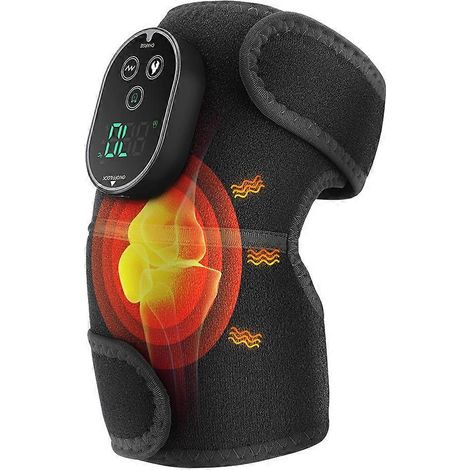 Kabelloses Kniemassagegerät mit Wärmefunktion, Heizkissen für Knie, Schultern und Ellbogen, beheizbare Kniebandage bei Arthritis (1/5)