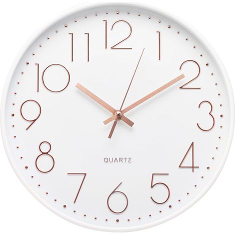Silent Simple Pointer Horloge Murale Numérique 3D pour Chambre Cuisine Salon École (1/5)