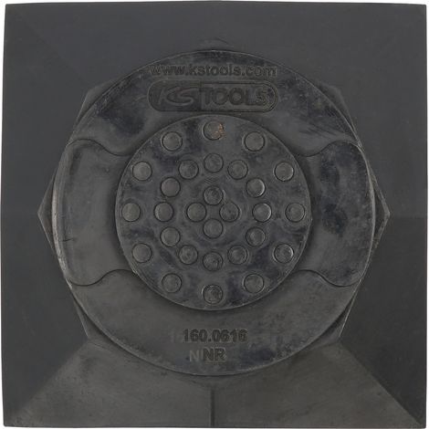 KS Tools Gummiauflage 46 für Hebebühnen, 135 x 135 x 42 mm (1/4)