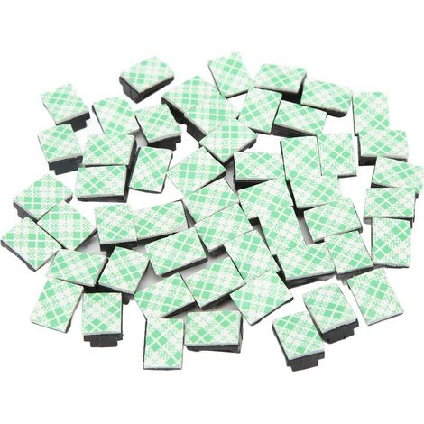 Lot de 50 clips de gestion de câbles auto-adhésifs noirs pour accessoires automobiles, pour câbles de 2,5 mm (0,1 pouce) de large maximum. (1/5)