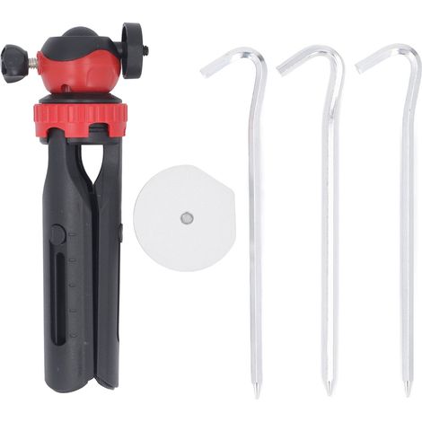 Ortviai Trépied d'Antenne Mini V4 avec Adaptateur en Aluminium, Base Adjustable pour Signal Fort et Installation Rapide