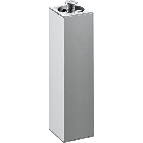 Gamba per mobile quadrata HETTICH regolabile in acciaio grigio opaco HETTICH