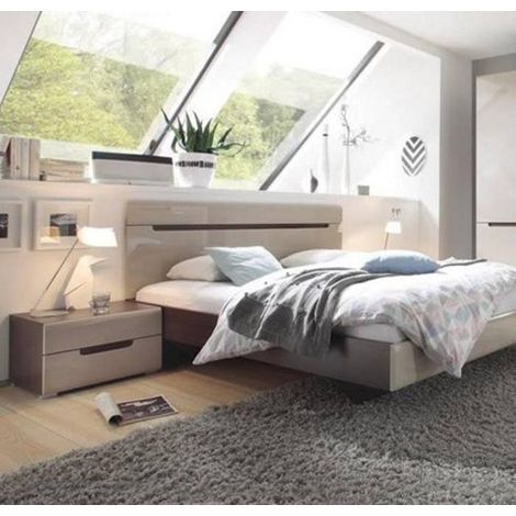 Dormitorio completo HEKTOR 180 x 200 cm - Armario: sin armario