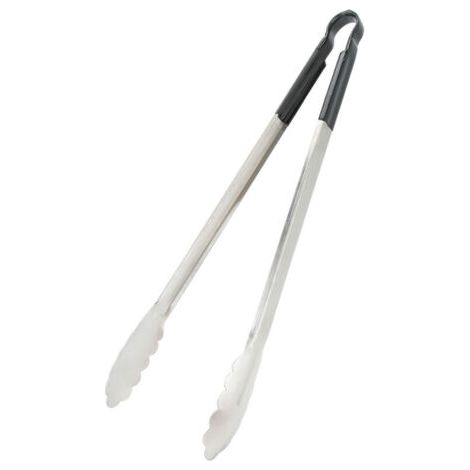 Pince à barbecue en acier inoxydable avec poignée noire, support pour grille, accessoires de barbecue, outil de coupe - AquaForge (1/5)