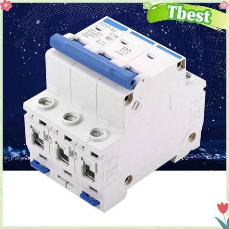 Tbest mini disjoncteur Disjoncteur miniature AC 400 V 6/10/16/20 A 3 ples Disjoncteur de sécurité MCB quincaillerie disjoncteur (1/5)