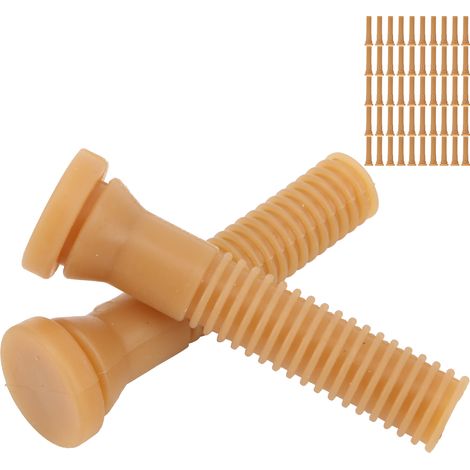50 bâtonnets d'épilation pour doigts de volaille, taux d'épilation élevé, pour poulet, couleur tendon de bœuf jaune (1/5)