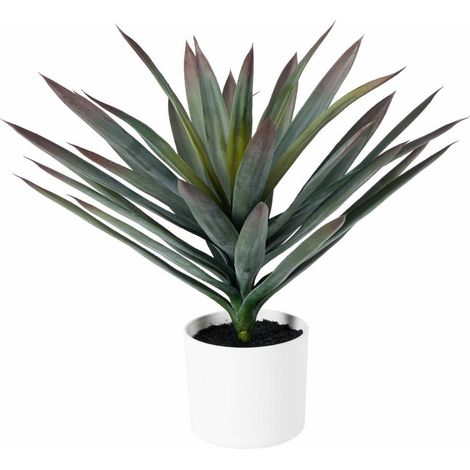 Agave artificiale in vaso da 50 cm: una pianta decorativa per interni e giardini. (1/3)