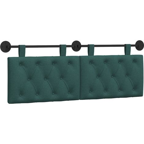 Maison Exclusive - Testiera sospesa Verde Scuro Tessuto