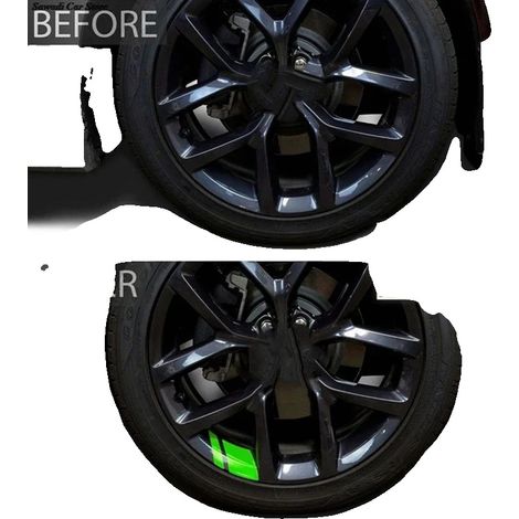 Adhesivo para llanta, material reflectante, fácil instalación, estilo de 4 a 6 piezas. (1/2)