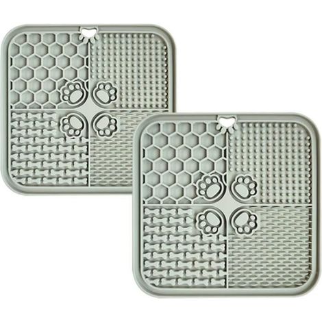 Tapis de Leche Chien Tapis Chien Silicone Tapis Alimentation Tapis Lent Distributeur Chien Tapis de Lechage Chien avec Ventouse (1/4)