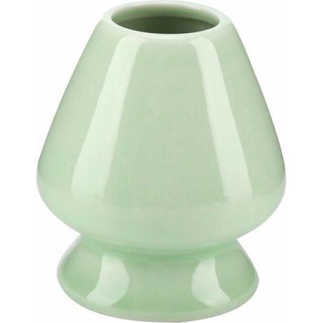 Support fouet matcha vert - Porte-chasen bambou - Accessoire cérémonie thé japonaise - Traditionnel Lumiryn (1/5)