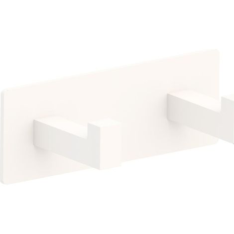 BELTRAN 20219 LUKA Percha Doble Blanco Mate Adhesivo - ref: 064-20219