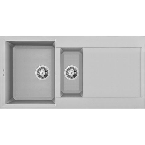 Lavello Elleci da incasso Easy 475 Metaltek 79 Aluminium LMY47579 (1/2)