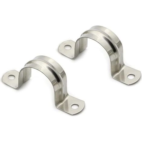 Collier Fixation Tube 25mm - 25mm Collier de Serrage, 25 PCS Acier Inoxydable U-Tube Pince Anneau De Connexion Tuyau Pince Carte Carte D'équitation Selle Carte Tuyau Attache (1/5)