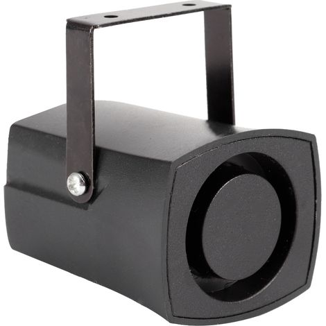 Avertisseur sonore de recul 12V 115dB Noir - Klaxon de marche arrière universel avec buzzer (1/4)