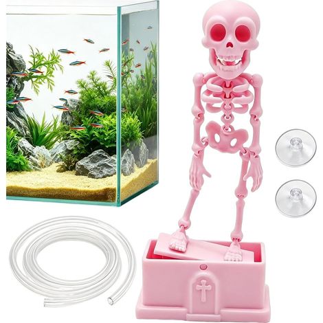 Décoration pour aquarium Squelette dansant Halloween (1/5)