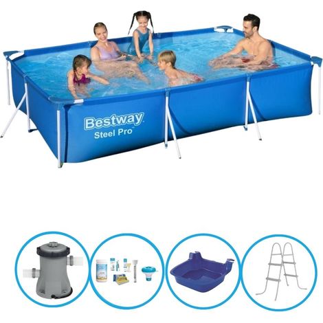 Bestway Steel Pro Rechteckig - 300x201x66 cm - 5-teilig  S22728 (1/5)